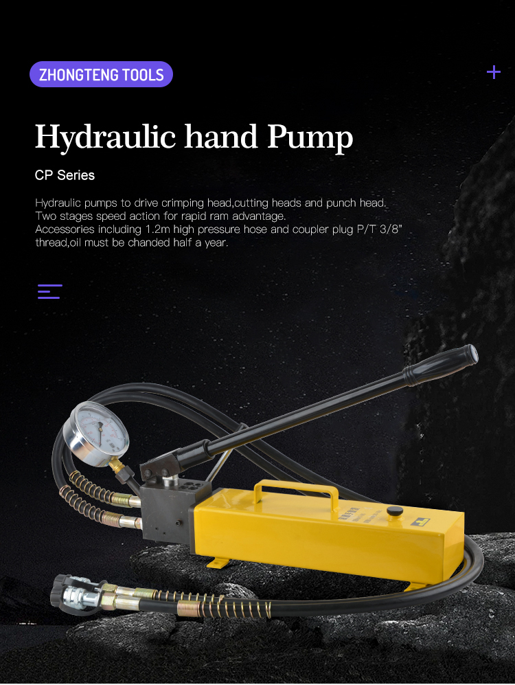 CP-180 700/10000psi High Quality Hydraulic Hand Pump