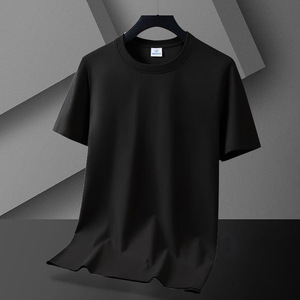 T-shirt Estiva da Uomo Personalizzata, <span class=keywords><strong>Nuova</strong></span> Collezione, Tinta Unita, Girocollo, Vestibilità Ampia, Casual, 100% Poliestere, in Jersey Lavato, Anti-Piega, a Manica Corta - Product Image 5