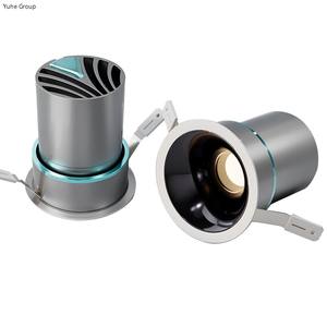 Lampe de piste mobile LED anti-éblouissement réglable en aluminium moulé sous pression 7W/12W/15W/24W, projecteur de plafond commercial, tube 90mm, maison, bureau - Product Image 1