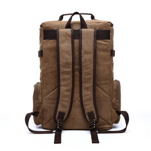 Sac à dos en toile pour <span class=keywords><strong>homme</strong></span>, nouvelle mode, grande capacité, ordinateur portable, décontracté, de haute qualité, sac à bandoulière de voyage, sac d'école pour étudiants, sac de sport - Product Image 2