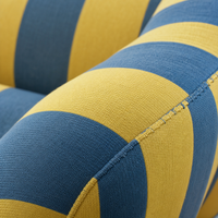 Zenmoon Fauteuil de détente individuel en tissu compressé et éponge, style italien, pour salon, mobilier de maison, idéal pour les moments de détente