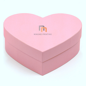 Bán Chạy Hộp Hình Trái Tim Màu Hồng Tùy Chỉnh Hộp Giấy Quà Tặng Sô Cô La Bánh Mỳ Có Logo Hộp Hoa Hình Trái Tim - Product Image 4