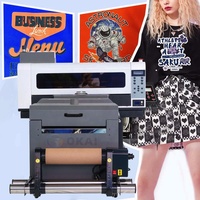 Mesin Printer DTF Okai 30cm A3 Lebar 13 Inci dengan Pengering Shaker dan Dual I3200 Xp600 4720 Mesin Cetak Inkjet