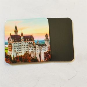 Aimants de réfrigérateur personnalisés en forme de pays, petits, ronds, à grande courbe, à plaque plate, imprimés, pour souvenirs - Product Image 3