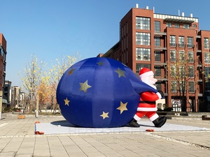 <span class=keywords><strong>Ballon</strong></span> de noël <span class=keywords><strong>gonflable</strong></span> LED, pour décoration, avec lumières, 6 pouces - Product Image 6