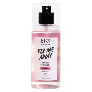 Perfume Corporal Kiss My Body Fly Me Away 88ML, Fragancia Duradera para Regalarte con un Aroma que Dulcifica el Aire Alrededor de Ti - Product Image 1