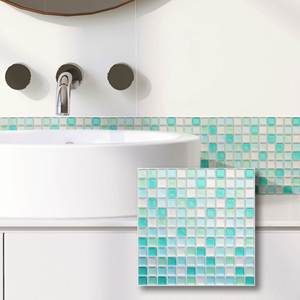 3D Peel and Stick <b>Wall</b> Tile Adhesive Mosaic PET Tile Backsplash Kitchen Bathroom Waterproof <b>Wall</b> <b>Sticker</b> Home <b>Decoration</b> - Product Image 4