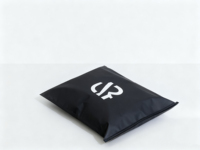 Sac en plastique transparent à fermeture éclair noir/blanc/givré, emballage rétractable pour vêtements, vêtements pour sweats à capuche et t-shirts, pochette zippée