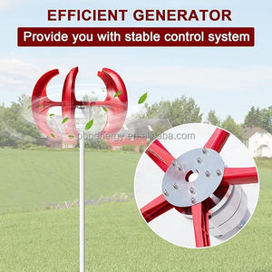 Aerogenerador Vertical Pequeño de 400w 500w con Baja Velocidad de Arranque (2m/s), para Techo, 12v/24v/48v a 220v - Product Image 4