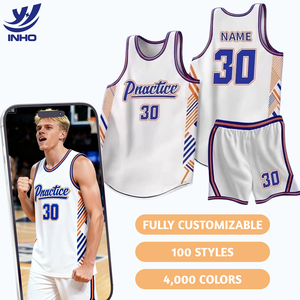 OEM disesuaikan kualitas tinggi tahan lama cepat kering tanpa lengan Unisex semua musim setelan olahraga seragam basket desain bernapas - Product Image 2