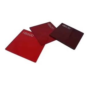 Vidrio de ventana IR HB670 y filtro RG665 670Nm Discos de vidrio rojo de paso largo Filtros de lente de cámara óptica - Product Image 1