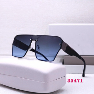 35471 Nuevas Llegadas, Gafas de Sol con Logotipo Personalizado al por Mayor, Gafas de Sol de Lujo Modernas para Mujer, Gafas de Seguridad Cuadradas para Hombre - Product Image 6