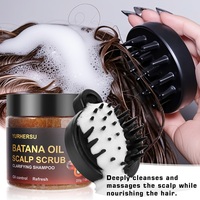 YURHERSU Batana nettoyage en profondeur soin du cuir chevelu gommage cheveux pellicules exfoliant purifiant cuir chevelu shampooing gommage