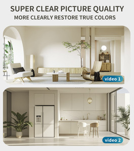 Icsee Ngoài trời 4k ống kính kép không dây IP CCTV Mạng Camera wifi bóng Máy an ninh với built-in mic và CMOS cảm biến - Product Image 4