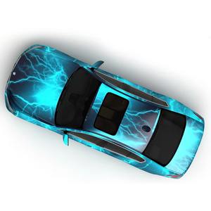 Vinilo Adhesivo para Automóviles NIKO 3M con Diseño Lightning, Autoregenerable, que Cambia de Color, sin Burbujas, Azul, con Película Premium - Product Image 2