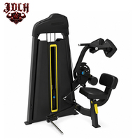 Machine à Crunchs Assis à Charge Sélective avec Pile de Poids et Supports d'Épaules Rembourrés pour Salles de Sport Commerciales