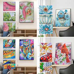 Custom Kristal Speciaal Gevormde Boor Dier Pauw 5d Diy Diamant Painting Kit - Product Image 6