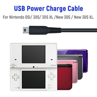 Cable de Carga USB para Consola Nintendo DSi/ 3DS/ 3DS XL/ New 3DS/ XL