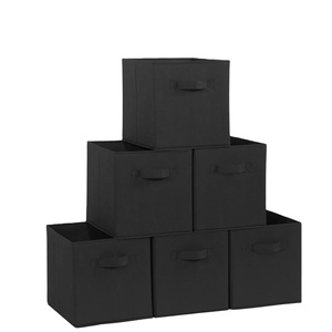 Contenedores de Almacenamiento al por Mayor, Cubos Plegables, Contenedores de Almacenamiento Plegables de Múltiples Colores, Caja de Almacenamiento de Tela No Tejida - Product Image 1