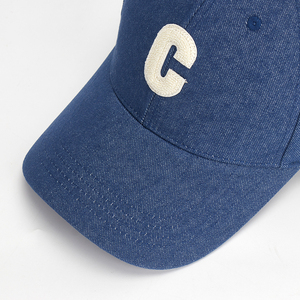 หมวกเบสบอลทรง 6 แผง ผ้าฝ้ายปักตัวอักษร C ปรับขนาดได้ สไตล์ลำลองสำหรับฤดูร้อน เหมาะสำหรับทุกเพศทุกวัย  ทรง Dad Hat ปีกโค้ง - Product Image 5