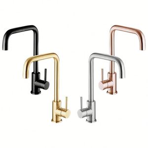 Classic Modern American Style Long Neck Industrial Commercial Kitchen Accessories 304ss Stainless Steel Kitchen Sink Mixer Taps - Product Image 5