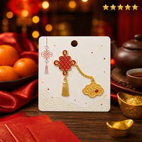 Broche à pompon, Pendentif Nuage Auspicieux, Épingle en émail souple, Bijoux du Nouvel An Chinois, Badges métalliques personnalisés, Vente en gros, Usine OEM
