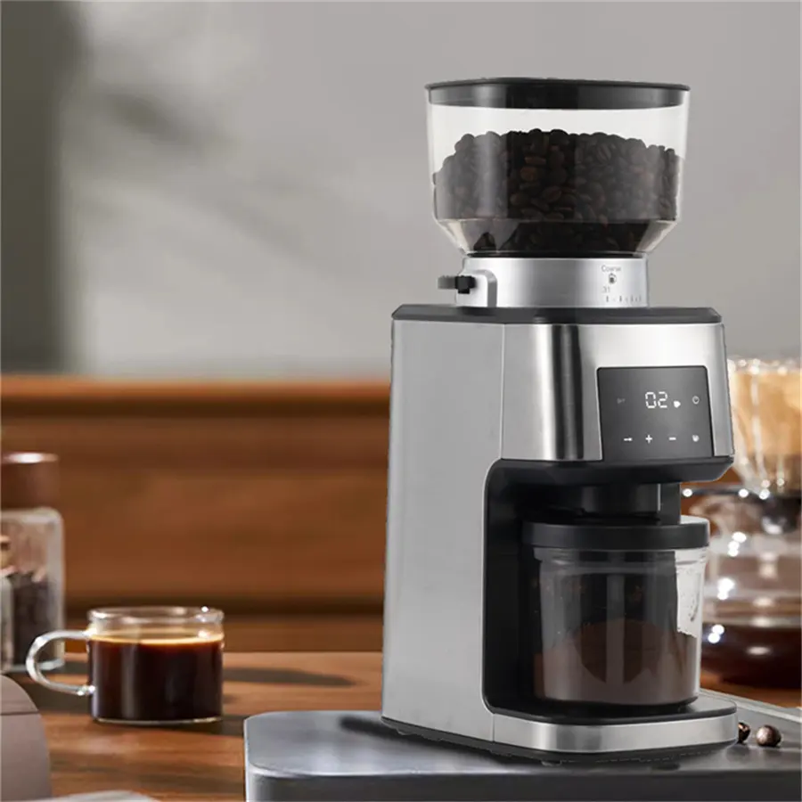전기 이탈리아 커피 그라인더 600rpm 낮은 연삭 스테인레스 스틸 상업용 커피 그라인더 맞춤형 로고 커피 그라인더