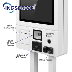 INGSCREEN - Quiosco de Autoservicio para Restaurantes de Comida Rápida, Pantalla Táctil, Señalización Digital, Terminal de Pago para Cafeterías y Cantinas - Product Image 3