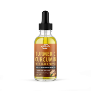 ODM/OEM Venta Caliente: Extracto Líquido de Cúrcuma y Pimienta Negra - Sin Alcohol, para Apoyo Digestivo e Inmunológico - Product Image 1