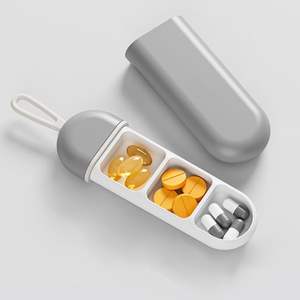 Mode Portable Style nordique boîte à pilules tablette <span class=keywords><strong>pilulier</strong></span> distributeur boîtes à médicaments 3 grilles distribution Kit <span class=keywords><strong>de</strong></span> stockage organisateur - Product Image 2