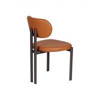 Chaise de salle à manger moderne en acier, chaise d'appoint pour café, restaurant, hôtel