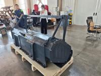 Broyeur forestier robuste pour chargeuse compacte, tête de broyage hydraulique pour projets de défrichage forestier