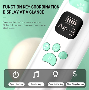 เครื่องช่วยหายใจทางจมูกไฟฟ้าสำหรับเด็กทารกแรกเกิดแบบปรับได้ปลอดภัยเครื่องมือเกี่ยวกับจมูกสำหรับเด็กทารกใช้ในครัวเรือน - Product Image 4