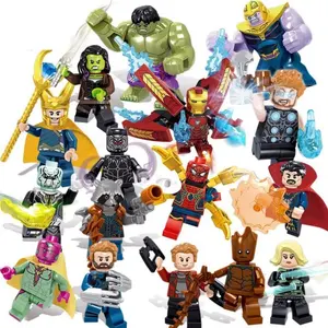 Mini-Superhelden Figuren Bouwstenen Set Wonderen Avengerszzs Superheldenserie Kinderbouwstenen Pop