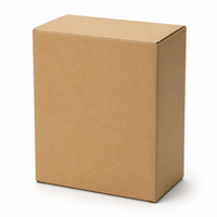 Boîte en carton ondulé à fond plat réutilisable et écologique avec logo personnalisé, boîte d'expédition en kraft imprimée OEM, emballage à fond à fermeture rapide