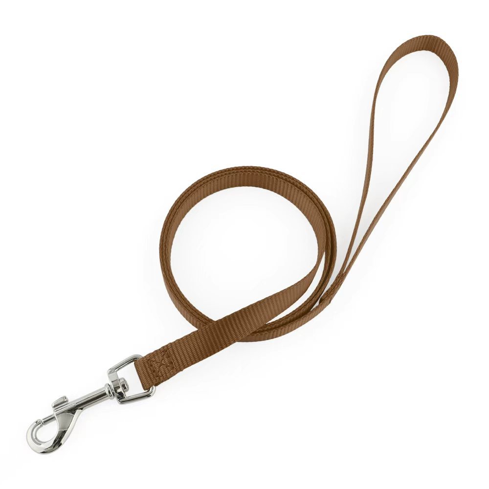 Attache zippée marron (taille 122x1,5cm)