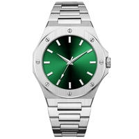 Montres de luxe pour hommes 2026, design de marque personnalisé, étiquette privée, boîtier 42 mm en acier inoxydable, étanches, avec logo personnalisé