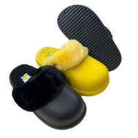 Chaussures d'hiver pour femmes, fermées, à plateforme, fourrées, imperméables, respirantes, légères, en peluche douce, antidérapantes, chaudes, en coton, pour intérieur et extérieur