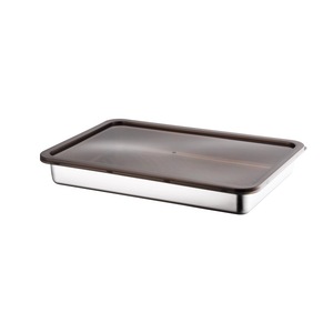 Stainless Steel Dumpling Freezer Box Food Grade Rectangular <b>Stackable</b> With Lid For Refrigerator <b>Storage</b> - Product Image 5
