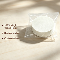 Filtre à café en papier rond biodégradable de qualité alimentaire en pâte de bois vierge, taille personnalisée, pour la préparation du café filtre à domicile