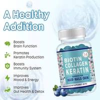 OEM Fabriek Biotine Collageen Gummies Natuurlijk Kruidensupplement voor Haar Huid Nagels Voedingsupplement Gummies