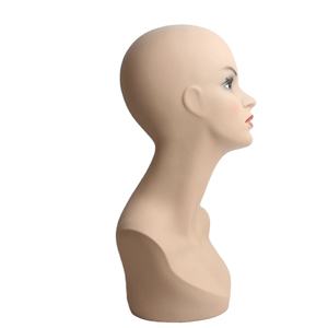 <span class=keywords><strong>หัว</strong></span>หุ่นโชว์วิก<span class=keywords><strong>ผม</strong></span><span class=keywords><strong>ครึ่ง</strong></span>ตัวผิวสีเข้มแบบเหมือนจริง ลดราคาพิเศษ ขายส่ง พร้อมอุปกรณ์ต่อผม - Product Image 1