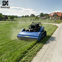 Mesin Pemotong Rumput Mini 22HP Industri dengan Remote Control dan Lebar Pemotongan