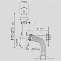 Tarpul, buena venta, drenaje de suelo de inserción lineal de acero inoxidable, diseño moderno, colador de empuje hacia abajo para baño, cocina, sin mal olor