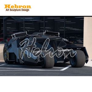 Escultura de Coche de <span class=keywords><strong>Batman</strong></span> a Tamaño Real, Personalizada de Fábrica, Escultura de Metal Reciclado, Modelo de Coche Artístico para Colección y Exhibición de Entusiastas de Autos - Product Image 1