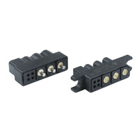 Module de charge en cuivre à faible courant continu JDS-07C pour connecteur combiné de puissance de signal à Angle droit de vélo électrique et de moto