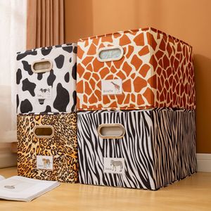 Gran oferta 2025, caja Rectangular <span class=keywords><strong>de</strong></span> almacenamiento <span class=keywords><strong>de</strong></span> <span class=keywords><strong>ropa</strong></span> <span class=keywords><strong>de</strong></span> tela, cajón sin tapa <span class=keywords><strong>de</strong></span> vaca con estampado Animal con alta visibilidad para almacenamiento - Product Image 5