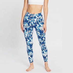 Leggings Deportivos de Cintura Alta para Mujer, con Estampado de Degradado de Color, para Yoga, Gimnasio, Control de Abdomen, Compresión para Correr y Entrenamiento - Product Image 5