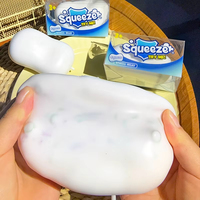 Balle anti-stress ASMR en forme d'arachide croustillante, texture coquille, jouet à presser sonore, cadeau pour enfants et adultes, vente en gros
