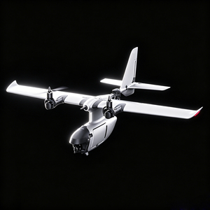 Drone professionnel VTOL à décollage et atterrissage verticaux, photographie aérienne télécommandée, caméra double éclairage 8K, cartographie FPV 15 km, UAV à aile fixe grand format pour extérieur - Product Image 1